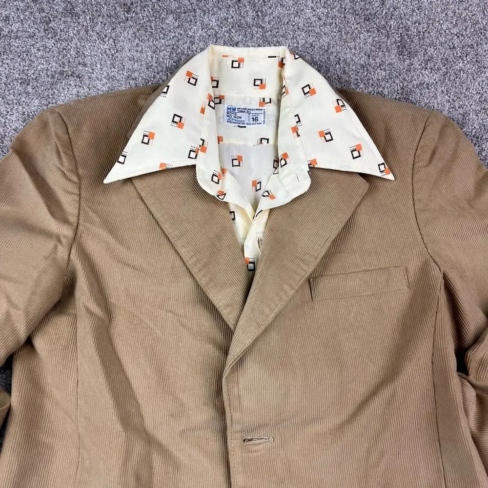 Vintage JCPenny Kid's Blazer and 2 button ups- measurements in listing